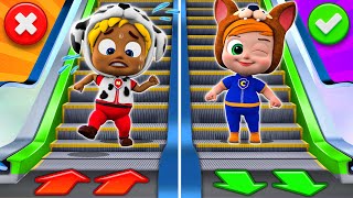 The Escalator Song  Dont Eat Wild Fruit🍉🍇  Safety Tips Songs  More Nursery Rhymes amp Kids Songs [upl. by Thais]