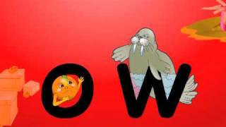 Letterland Spelling Tip ow sound [upl. by Atiugal534]