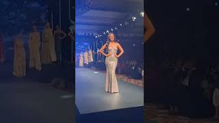 Manushi Chhillar Ramp Walk In Delhi [upl. by Kiraa688]