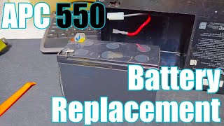 Replacing my APC 550 UPS Battery [upl. by Wende]