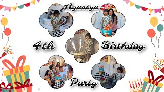 hardik pandya son agastyas 4th Birthday celebration celebritymahal6917 [upl. by Nnylekoorb]