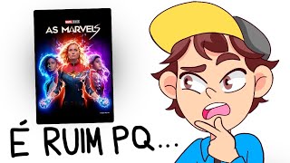 EXPLICANDO O FRACASSO DO PIOR FILME DA MARVEL  AS MARVELS [upl. by Kcirttap]