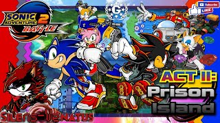 ACT II Prison Island SONIC ADVENTURE 2 Battle [upl. by Ahsii]