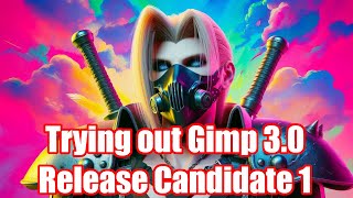 Gimp 30RC1 Test and How I Make Thumbnails which nobody likes [upl. by Ridley]