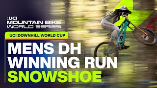 Mens Downhill Winning Run Snowshoe USA  UCI Mountain Bike World Series [upl. by Aneehsirk]