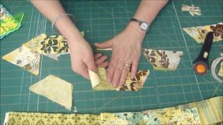 Make a Hexagon Quilt Using the 5quot HalfHex Ruler [upl. by Andel]