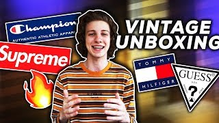 Vintage  Supreme Unboxing Cyber Monday Sale Announcement [upl. by Cathlene174]