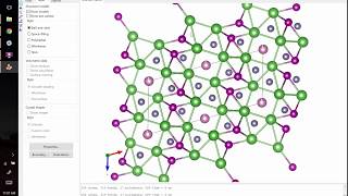 Tutorial of VESTA software for creating crystal structures [upl. by Okechuku793]