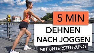 DEHNEN NACH JOGGEN MIT UNTERSTÜTZUNG [upl. by Liag]