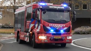 Brandweer Ootmarsum 052631 met spoed naar een til assistentie  Ambulance 05152 met spoed retour [upl. by Aramoiz]