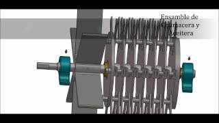 Maquina Trituradora SolidWorks 2010 [upl. by Adliwa306]