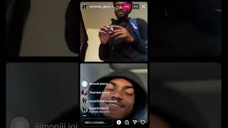 Blockstar Glock On IG Live [upl. by Wrennie709]