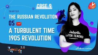 The Russian Revolution L5 A Turbulent Time 1905 Revolution CBSE Class9 History Term 2  Vedantu [upl. by Yeslehc]