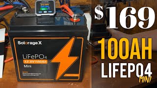 Solorage X Mini 12v 100ah LifePO4 Battery Review [upl. by Agnew45]