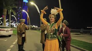 Сурнай Лазгиси Катар Дохада  Surnay Lazgisi Qatar Dohada  Uzbek dance Surnay lazgi [upl. by Luedtke]