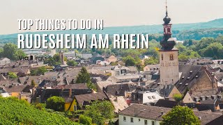 Top 10 Things to do in Rüdesheim am Rhein Germany 4K [upl. by Atteugram]