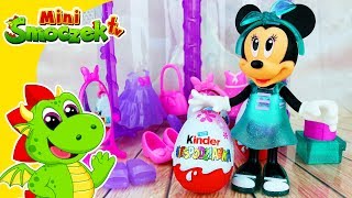 Myszka Minnie Urodziny  Jajka Kinder Niespodzianki  Fashion Doll Lalka Zabawki  Filmik Dla Dzieci [upl. by Anazraf]