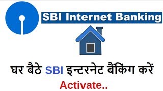 How to Register yourself on SBI net banking at home [upl. by Nnylorac764]