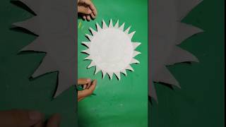 Diy plastic plates craft ideas wallhanging walldecor artandcraft wallmate ytshorts reel viral [upl. by Prakash]