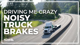 Big noisy trucks jakebraking down hills  Driving Me Crazy [upl. by Ruffin]