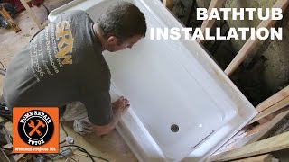 How to Install a BathtubAcrylic Kohler Archer StepbyStep [upl. by Skutchan]