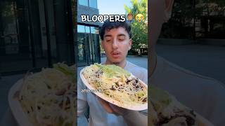 Chipotle Order Bloopers 🤦🏽‍♂️😭 chipotle [upl. by Nader]