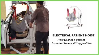 Electrical patient hoist  Hospital electric patient lift demo  Hyderabad BangaloreIndia [upl. by Lenoel]