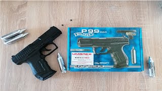 UNBOXING  WALTHER P99 DAO CO2  4 Joules  Airsoft [upl. by Dorelia]