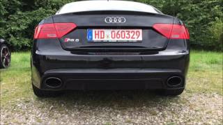 RS3 2015 25 5Cylinder vs RS5 2015 V8 42 sound Comparison [upl. by O'Neil]