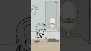 first time shaving gone wrong 🤣 best animation memes [upl. by Eigroeg]