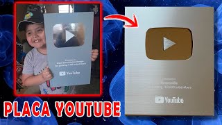 ✔️Como Pedir la Placa de YOUTUBE de 100 MIL SUSCRIPTORES  100K [upl. by Erehc]