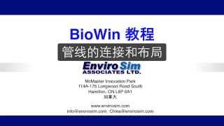 BioWin Flowsheet Layout Chinese [upl. by Haldas806]