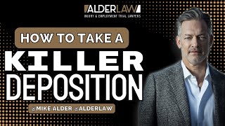 How To Take a Deposition — Best Practices  AlderTalk  How To Take A Deposition [upl. by Enyedy]