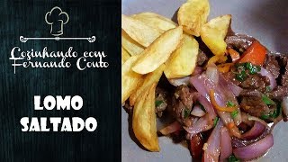 LOMO SALTADO RECEITA PERUANA POR FERNANDO COUTO [upl. by Yenffad]