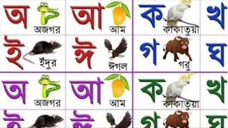 Oi ojogor asche tereAmti Ami Khabo pede অয় অজগর আসছে তেড়ে Aye Ajagar Bangla Cartoon  ka kha go [upl. by Wendalyn831]