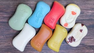 Relaxing Soap Cuts Crisp Knife Sounds amp Visual Bliss  ASMR [upl. by Bussy]