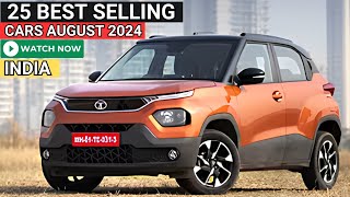 अगस्त 2024 मैं 25 Best Selling Cars  25 Most Selling Cars in August 2024 India  Best Selling Cars [upl. by Hazeghi]