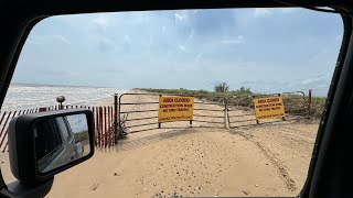 McFaddin Beach Beach Jefferson County Texas May 2024 [upl. by Rosdniw]