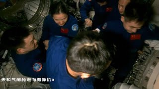 Shenzhou19 hatch opening [upl. by Asereht]