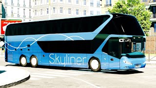 Fernbus  N SKYLiNER Rennes to Tours 309km Uzun Yol [upl. by Auhoj]