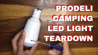 Prodeli LED solar camping light teardown and fix [upl. by Nire]