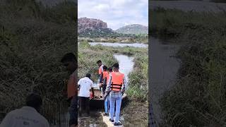 Coracle ride ⛵ hampi Karnataka 😍 song hampikarnataka [upl. by Myron]