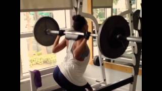 Eudoxie Has Been the Target of Nasty Rumors Luda Girlfriend Her Squat Work Out [upl. by Roter631]