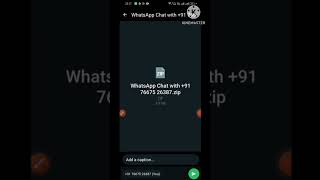 How to Export Whatsapp ChatWhatsapp Chat ko Export kaise kare whatsapp chat massage export [upl. by Katrina405]