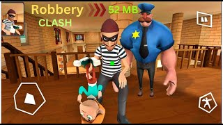 Robbery Clash Thief Pranks  Gameplay Part 1 All Levels Android [upl. by Neenwahs]