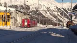 RhB gare de Pontresina [upl. by Moffit67]