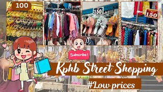 Kphb Street shopping 🛍️🛒 ownvoice streetshopping kphbshopping [upl. by Brodench193]