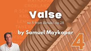 Valse op28 no5 by S Maykapar Trinity Grade 4 Piano [upl. by Haroved]