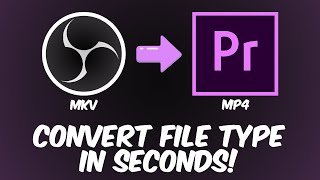 Convert MKV to MP4 No AddOns Needed  Video Editing Tutorials [upl. by Yelsna]