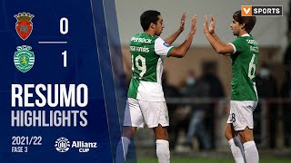 Highlights  Resumo FC Penafiel 01 Sporting Taça da Liga 2122  Fase 3  Jornada 3 [upl. by Sherj]